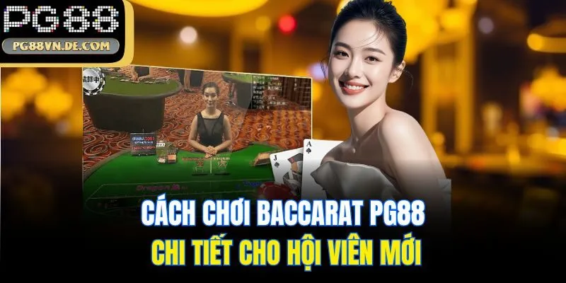 Cách chơi Baccarat PG88 chi tiết cho hội viên mới