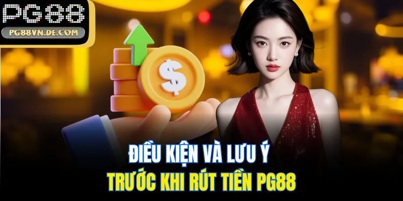 Điều kiện và lưu ý trước khi rút tiền PG88