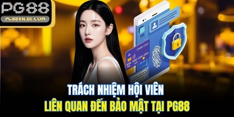 Trách nhiệm hội viên liên quan đến bảo mật tại PG88